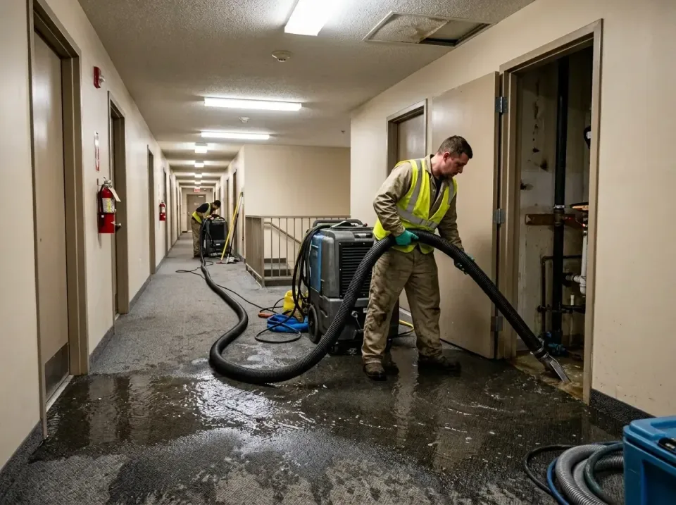 multi-unit-apartment-hallway-f-005 — frequently asked questions, Emergency Burst Pipe Water Extraction & Removal in White Me…